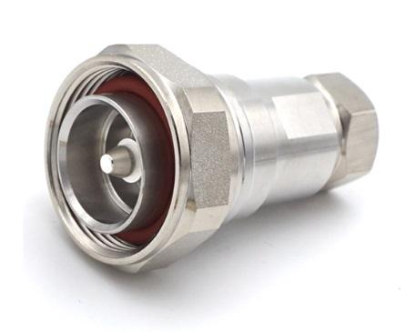 1/2” Feeder kabloya DIN (7/16) tip erkek uç rf konnektör.