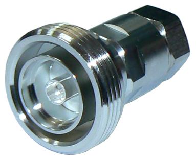 1/2” Feeder kabloya Dın (7/16) tip dişi uç RF konnektör.