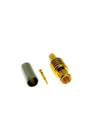MCX ERKEK RG174-RG316-LMR100 KABLO TİPİ RF KONNEKTÖR