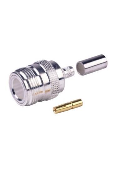 N DİŞİ LMR240 SIKMALI TİP CRIMP RF KONNEKTÖR