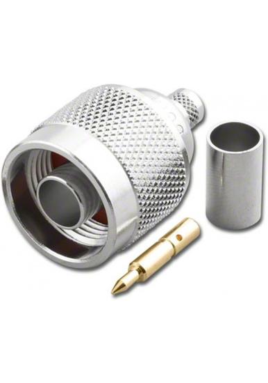 N ERKEK LMR240 SIKMALI TİP CRIMP RF KONNEKTÖR
