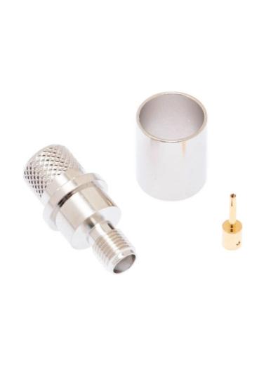 SMA DİŞİ LMR400-RG8-TZC500 SIKMALI TİP RF CRIMP KONNEKTÖR